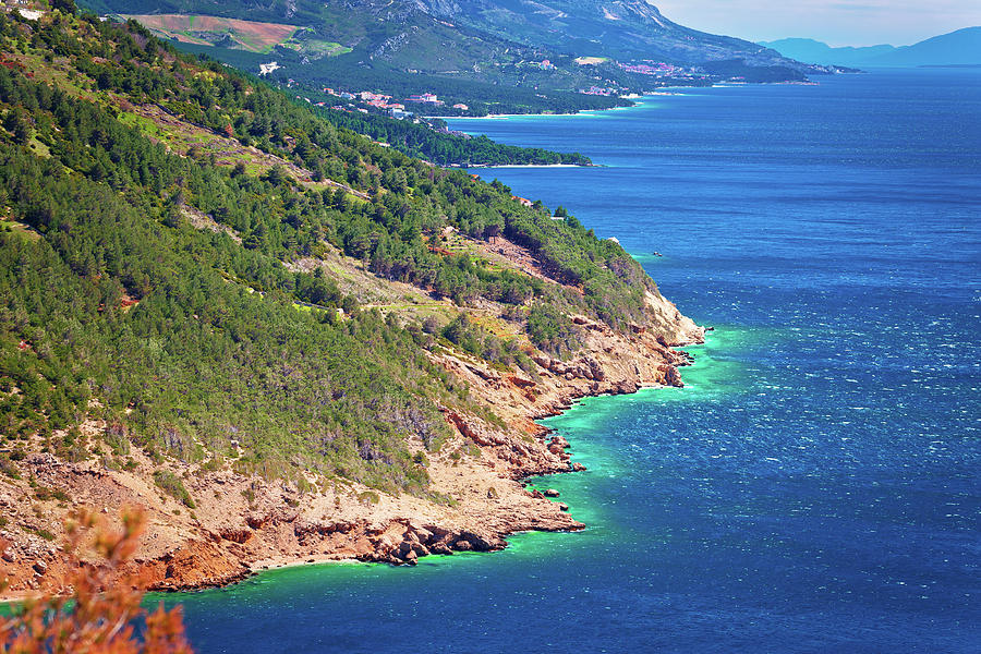 Makarska riviera Biokovo cliffs waterfront view Photograph by Brch Photography