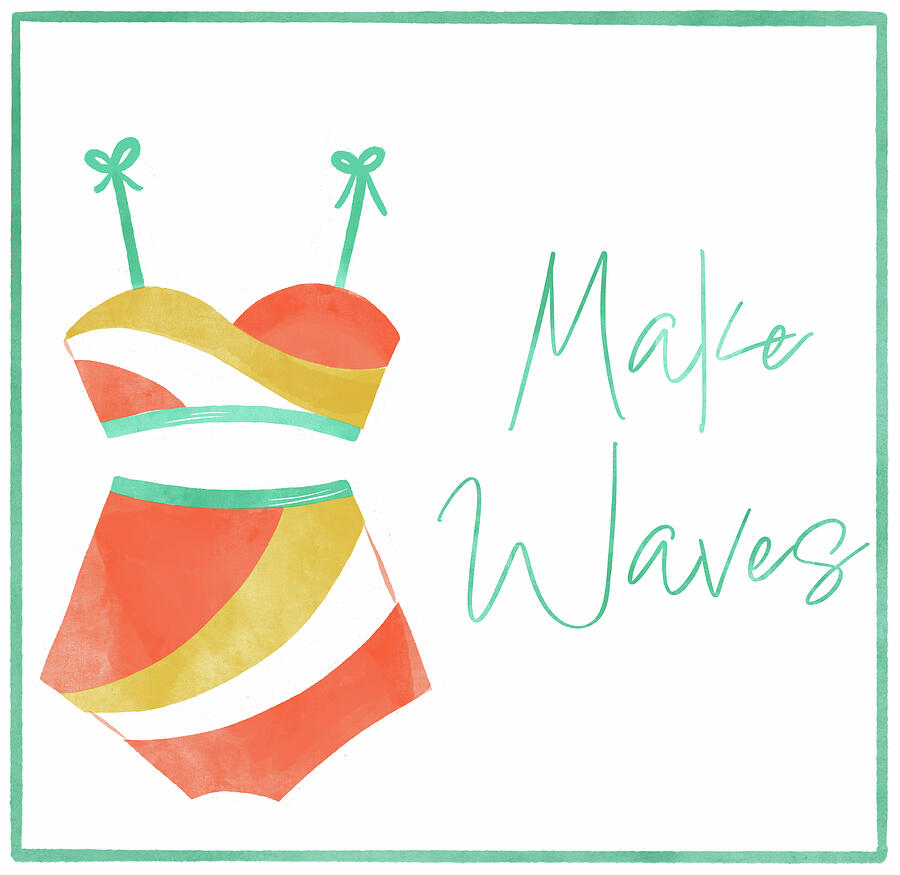 Make Waves In Style Drawing by Curtis Licensing - Fine Art America Make Waves In Style by Curtis Licensing