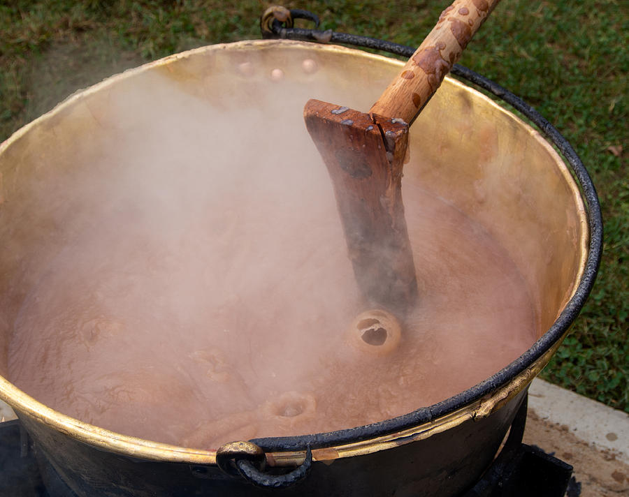 Making Apple Butter at the Lunsford Festival Photograph by L Bosco