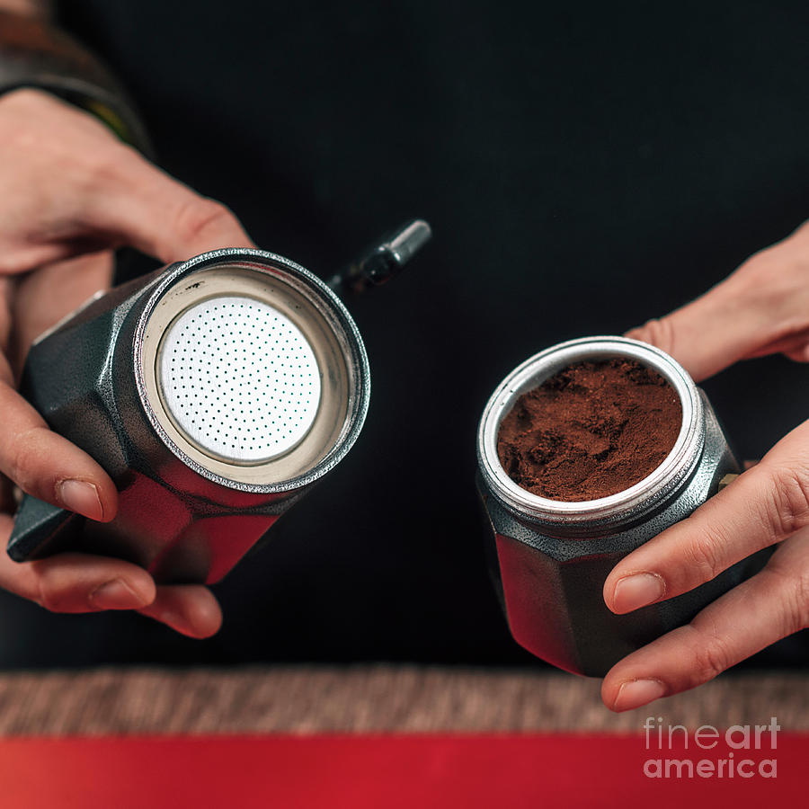 Making Coffee With Moka Pot Photograph by Science Photo Library Making Coffee With Moka Pot Photograph by Science Photo Library