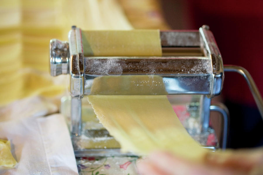 Making Pasta Photograph by Marilyn Hunt