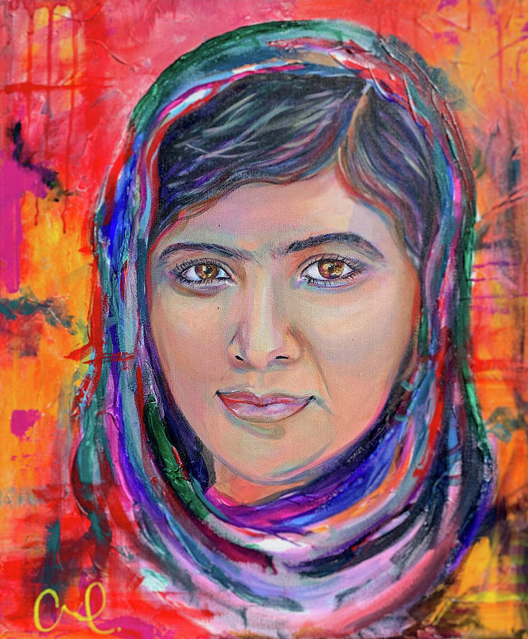 Malala Painting by Christina Carmel | Fine Art America