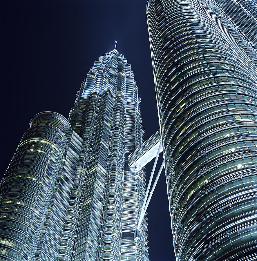 Malaysia, Kuala Lumpur, Petronas Twin Photograph by Martin Puddy