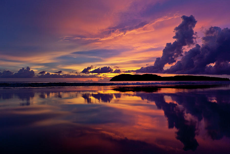 Malaysian Sunset Photograph by James Lauritz
