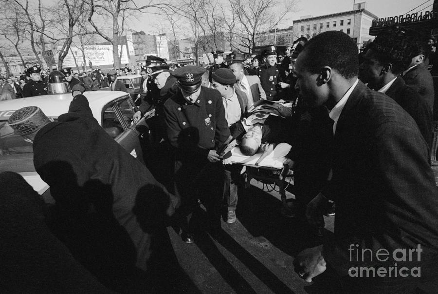 Malcolm X Being Transported To Hospital Photograph by Bettmann