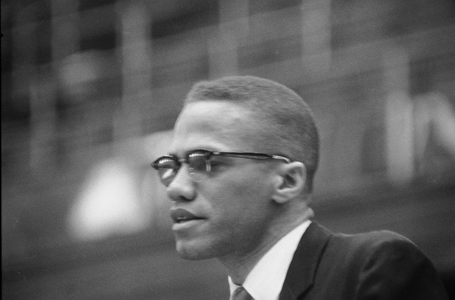Archival Photograph - Malcolm X Speaks At Convention by Frank Scherschel