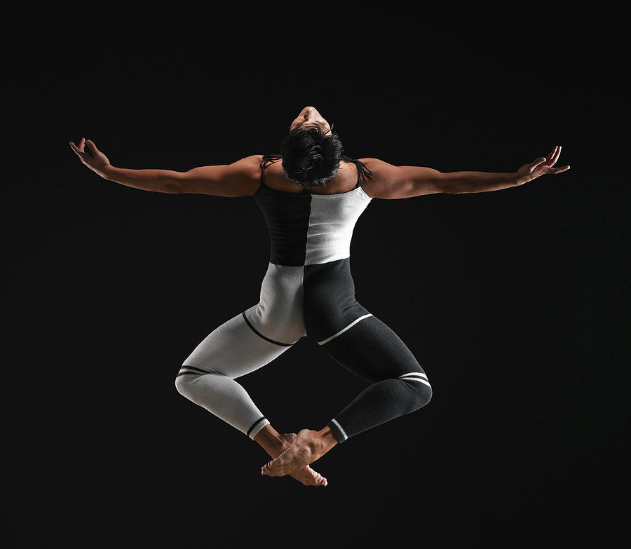Male Ballet Dancer In Mid Air Pose Photograph By Ryan Mcvay Fine Art America
