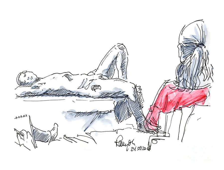 Life Drawing  Lying Down Poses (Female) 