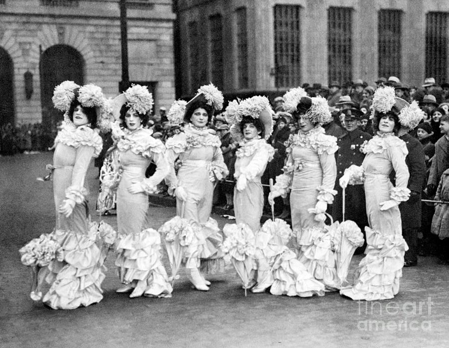 Male Members Of Dumont Club Dressed As Photograph by New York Daily News Archive