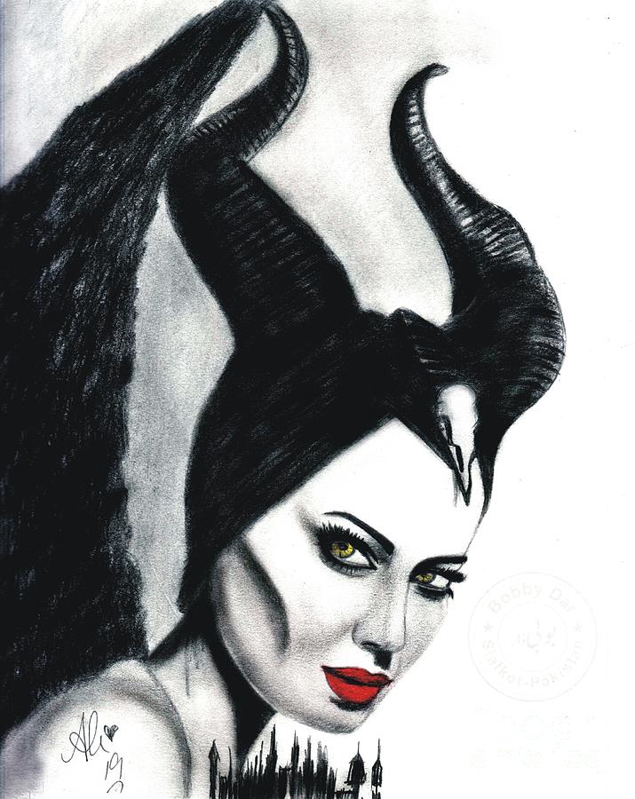 How To Draw Maleficent Easy, Step by Step, Drawing Guide, by Dawn - DragoArt