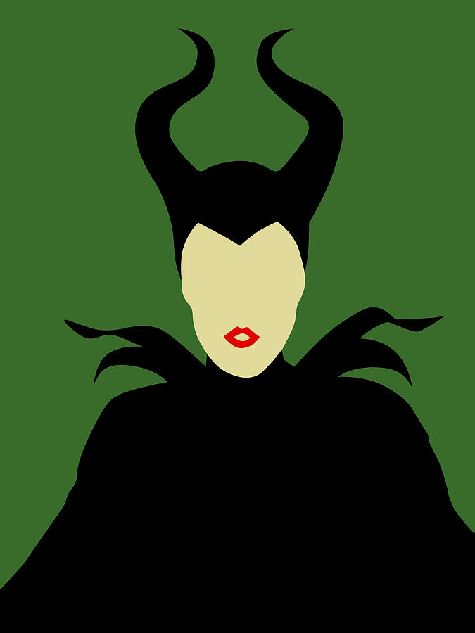 Angelina Jolie Digital Art - Maleficent by Naxart Studio