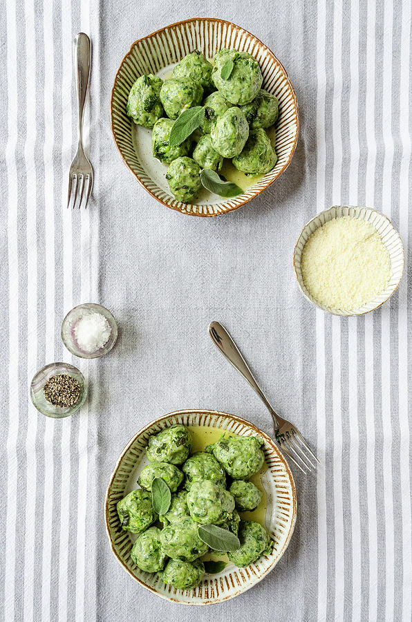 Malfatti With Spinach And Sage Photograph by Giulia Verdinelli Photography