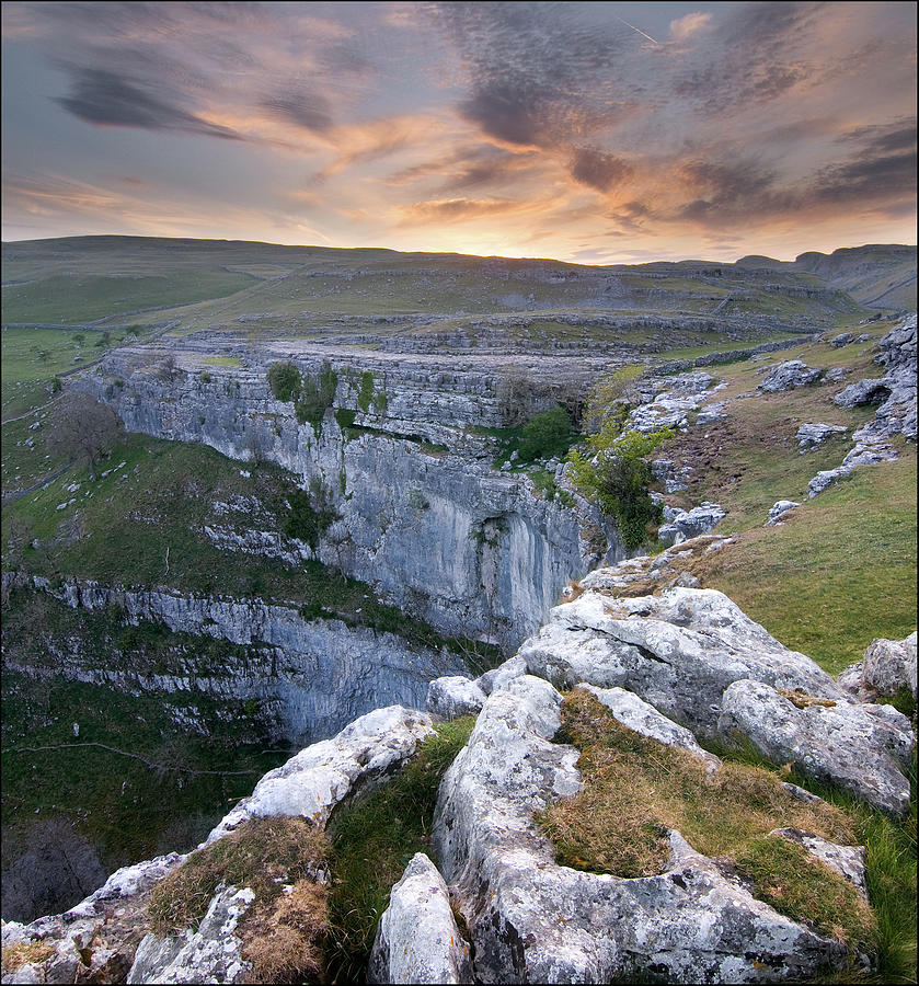 Malham Sunset Photograph by Terry Roberts Photography