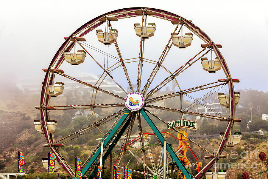 Malibu Carnival Ferris Wheel Photograph by John Rizzuto