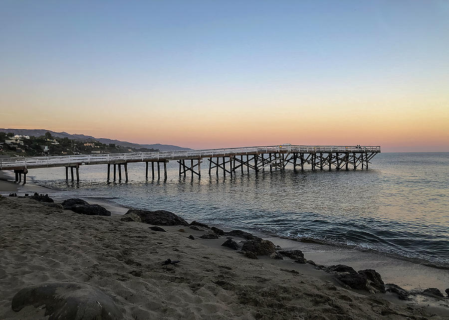 Malibu Pier at Sunset by TL Wilson Photography by Teresa Wilson Malibu Pier at Sunset by TL Wilson Photography by Teresa Wilson