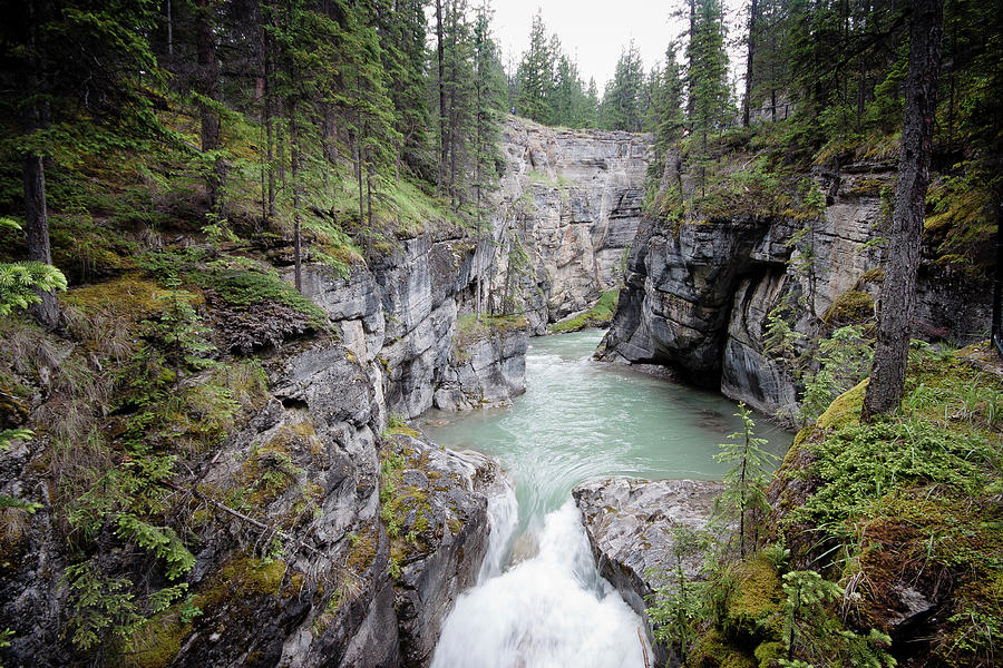 Maligne Canyon Photograph by Obliot