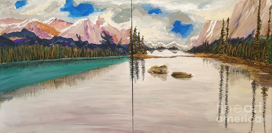 Malinge Lake Painting by Eli Gross