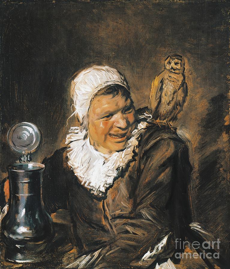 Malle Babbe, Witch Of Haarlem Painting by Frans Hals