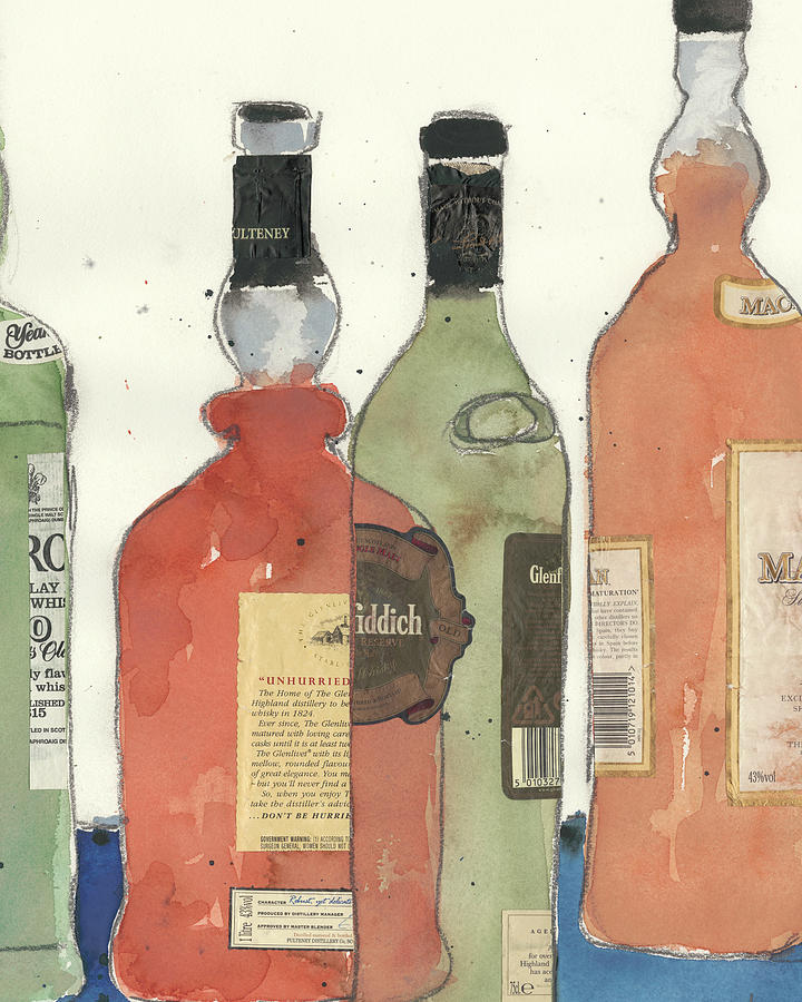 Kitchen Painting - Malt Scotch I by Samuel Dixon