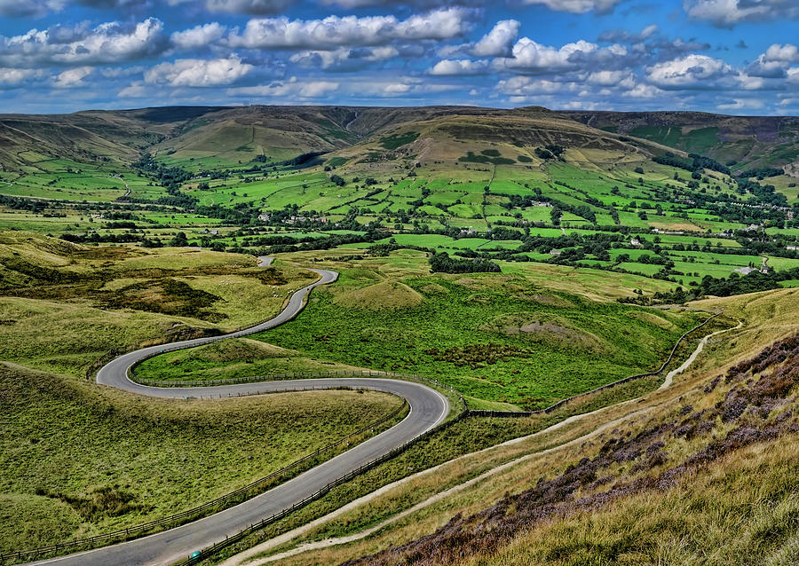 Mam Tor To Edale Photograph by Mjb Photography