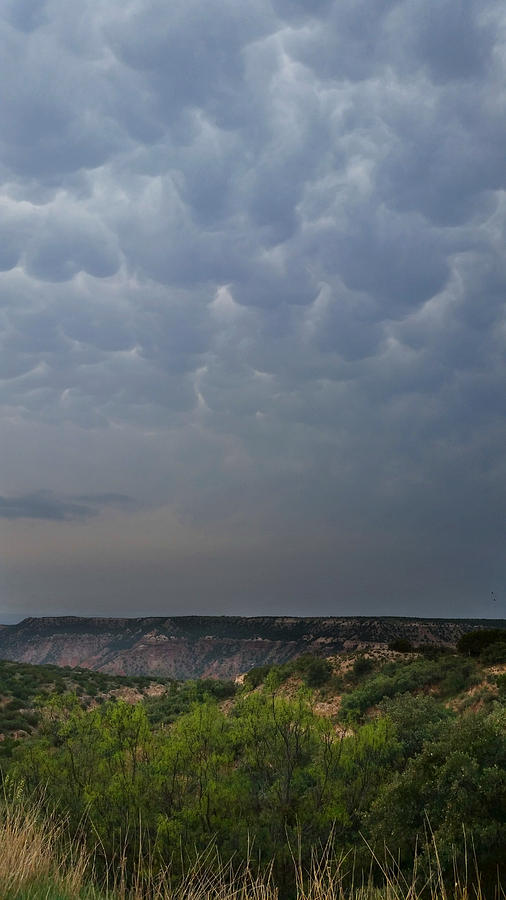 Mammatus Clouds In Texas Photograph