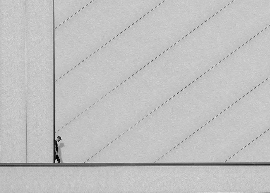 Man And Lines Photograph by Alizolghadri93