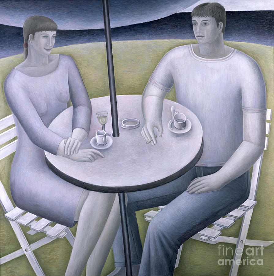 Man And Woman, 1998 Painting by Ruth Addinall