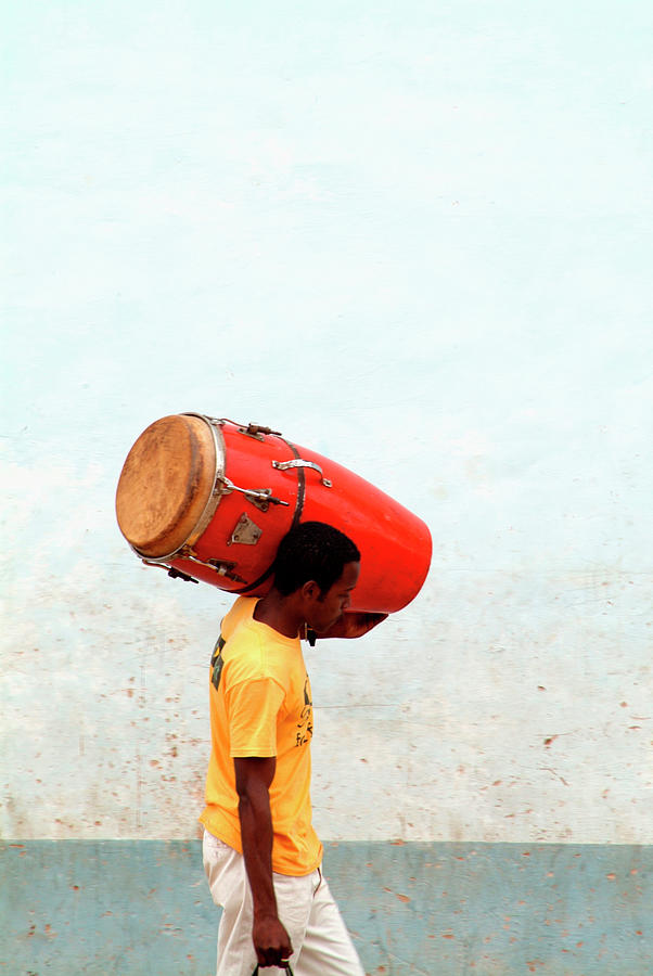 Man Carrying Conga Digital Art by Jordan Banks