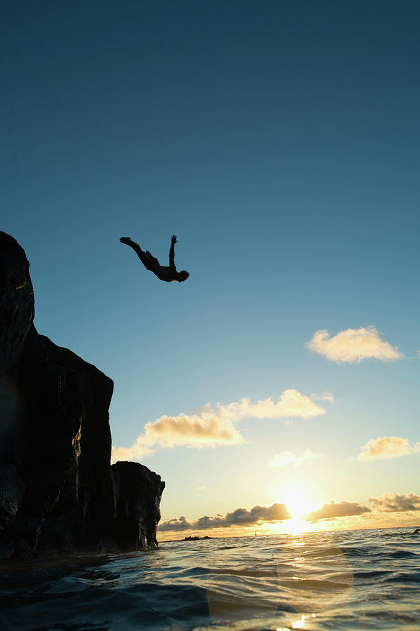 Diving Off A Cliff