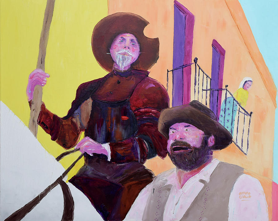 Man Of La Mancha Painting By Arturo Garcia