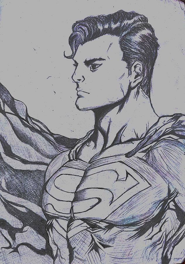 man of steel sketch art