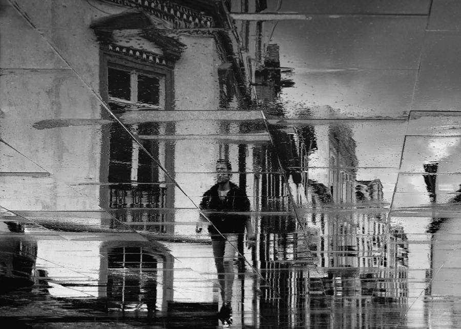 Man Walking Photograph by Gabi Pontes