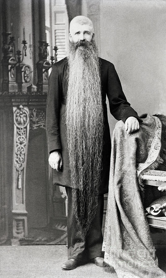 sessiz yorumu morfin  Man With Very Long Beard by Bettmann