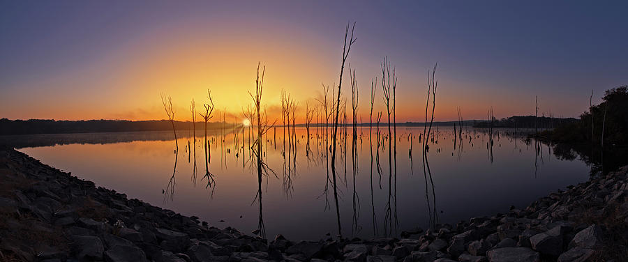 Manasquan Reservoir Sunrise Photograph by Susan Candelario
