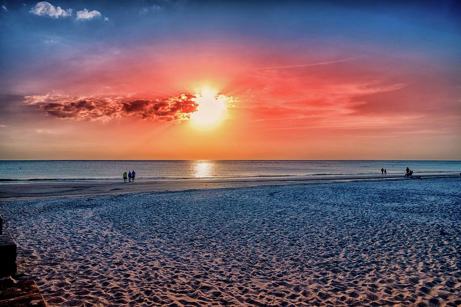 Sunset Photograph - Manatee Beach by Louis Ferreira