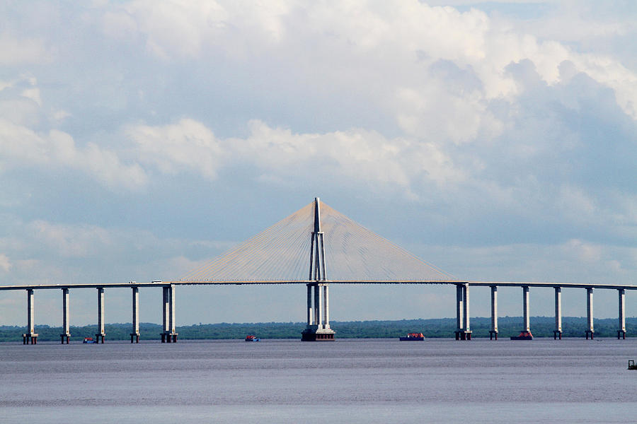 Manaus-iranduba Bridge Photograph by Ricardohossoe Manaus-iranduba Bridge Photograph by Ricardohossoe
