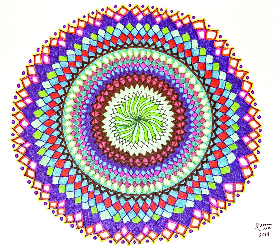 Mandala 1 by Karen Nice-Webb Mandala 1 by Karen Nice-Webb