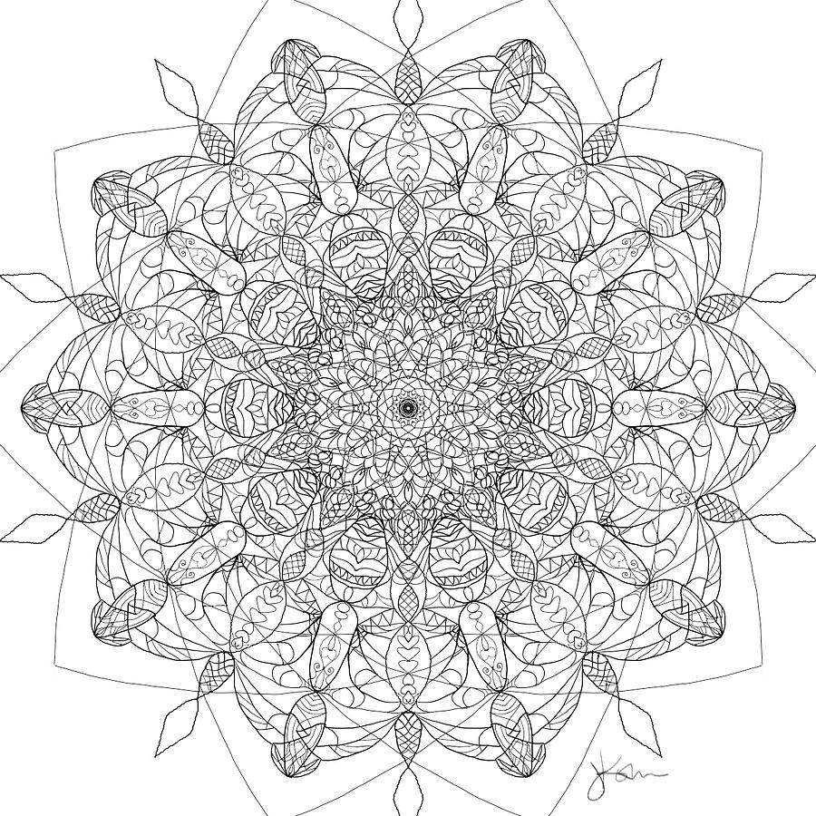 Mandala 17 by Jennifer Kohr Mandala 17 by Jennifer Kohr