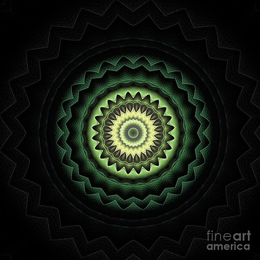 Fall Digital Art - Mandala 24 by John Edwards