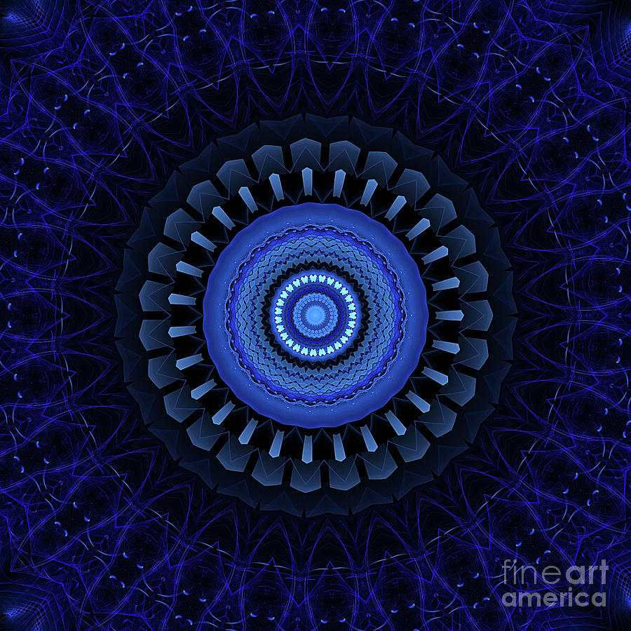 Fall Digital Art - Mandala 27 by John Edwards