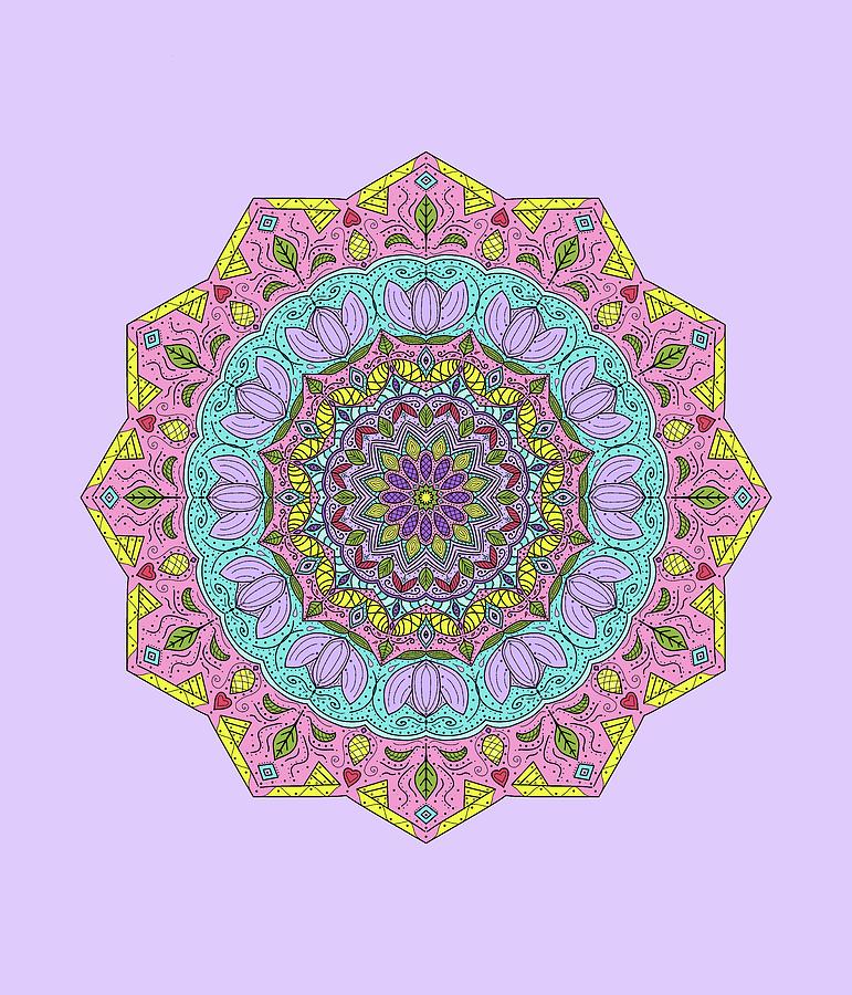 Mandala 31 Digital Art by Angie Tirado