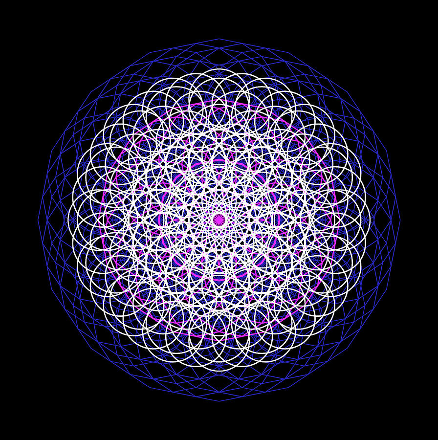 Mandala 5D realities by Nathalie DAOUT Mandala 5D realities by Nathalie DAOUT