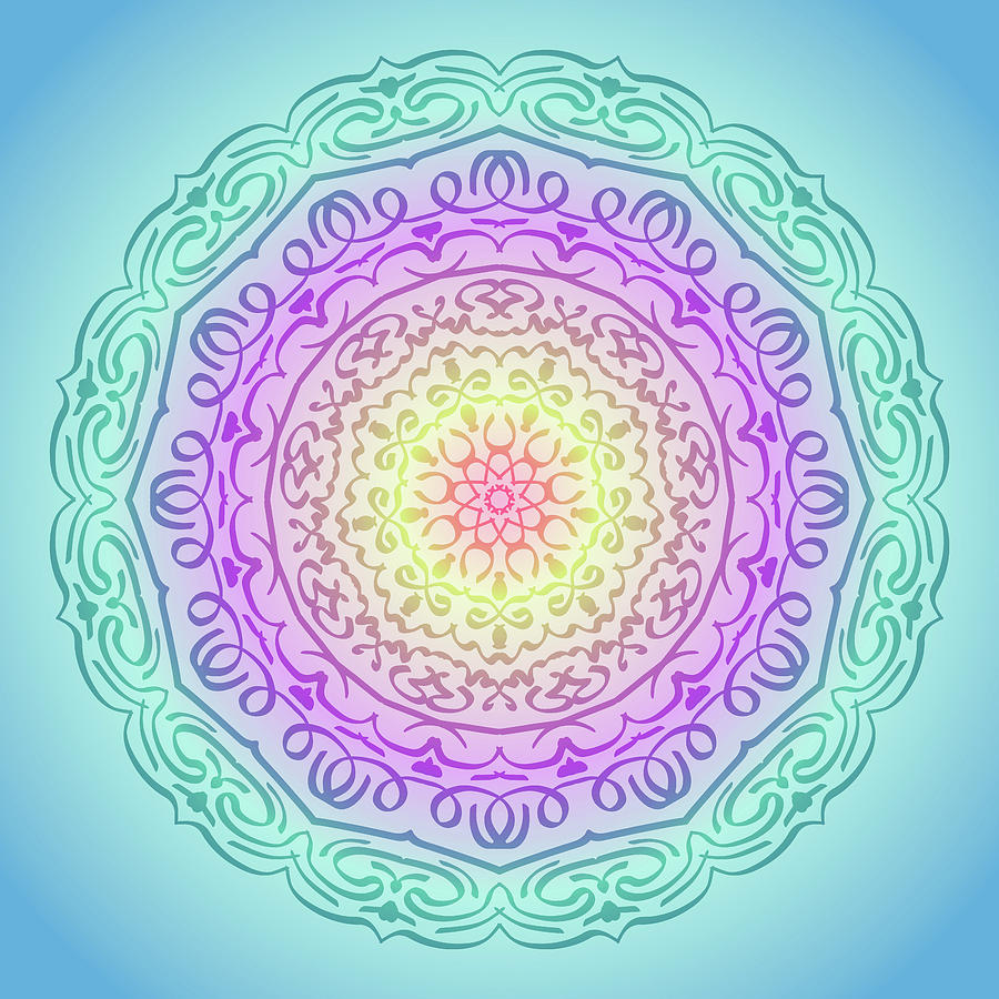 Mandala 9 Digital Art by Angie Tirado