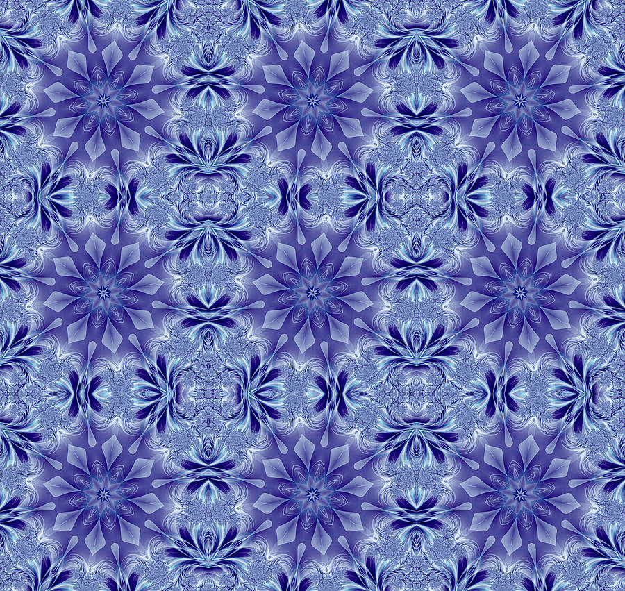 Pattern Digital Art - Mandala Echo by Fractalicious