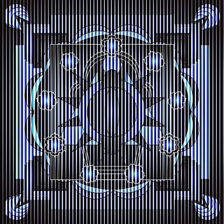 Mandala Hypnotic Digital Art