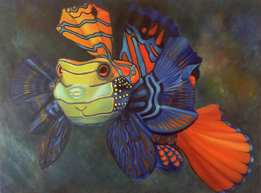 Mandarin Painting by Elsa Gallegos - Fine Art America