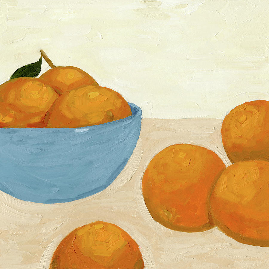 Still Life Painting - Mandarins I by Jacob Green