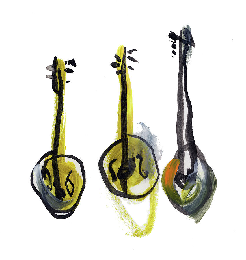 Mandolins Digital Art by Heather Haworth