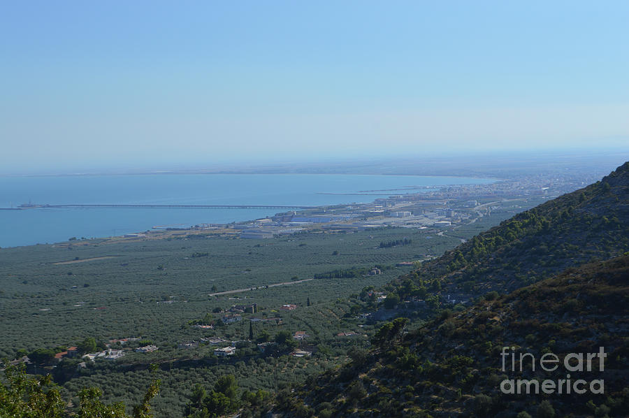 Manfredonia Gulf View from Gargano National Park Photograph by Aicy Karbstein