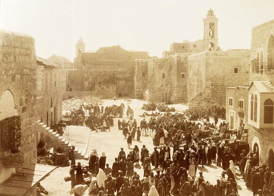Manger Square 1894 Photograph by Munir Alawi